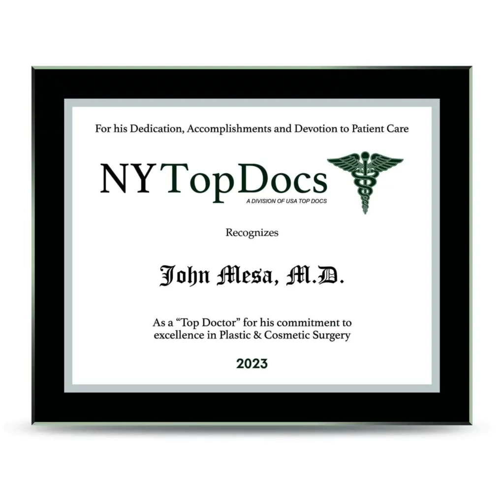 NYC Top Doctor Dr Mesa Board Certified Plastic Surgeon